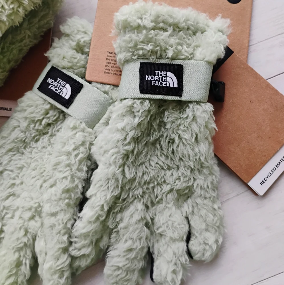 THE NORTH FACE NEW Kids Fleece Suave OSO Gloves & Earband